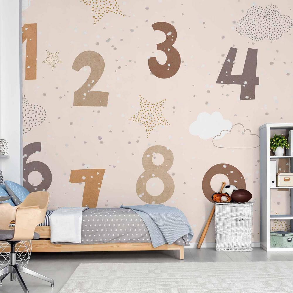 Wall Mural - Numbers Among Snowflakes