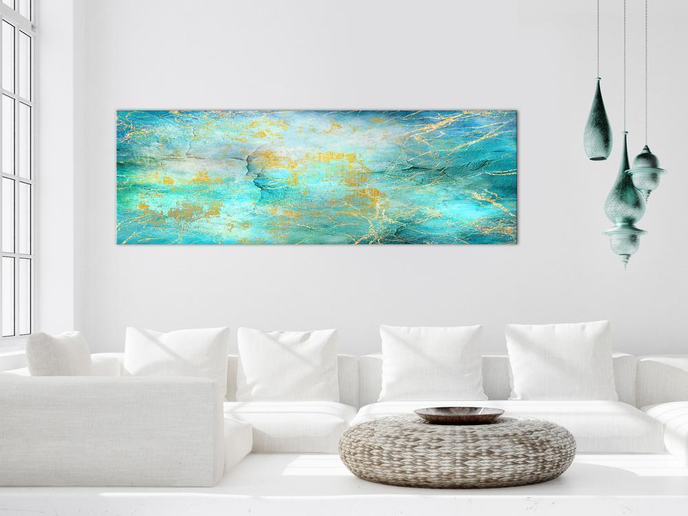 Canvas Print - Emerald Ocean (1 Part) Narrow-ArtfulPrivacy-Wall Art Collection