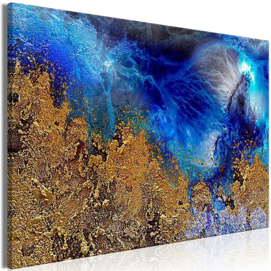 Canvas Print - Gold of the Ocean (1 Part) Wide-ArtfulPrivacy-Wall Art Collection