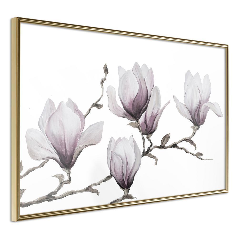 Botanical Wall Art - On the Twig-artwork for wall with acrylic glass protection