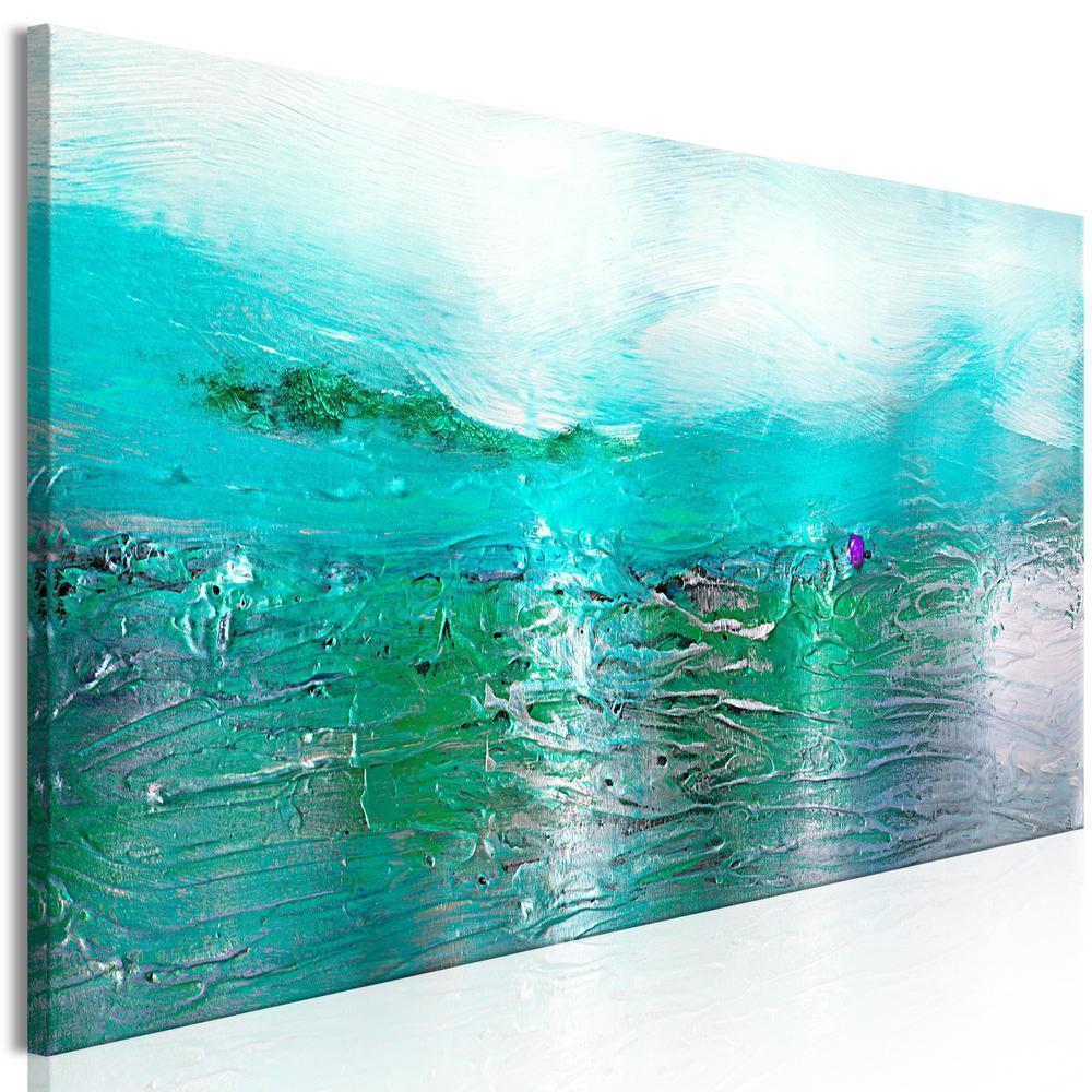 Canvas Print - Turquoise Landscape (1 Part) Narrow