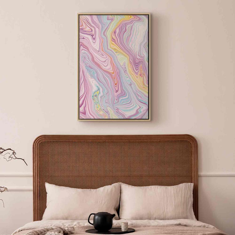 Canvas Print - Colorful Dream - Abstract Shapes in Pastel Colors