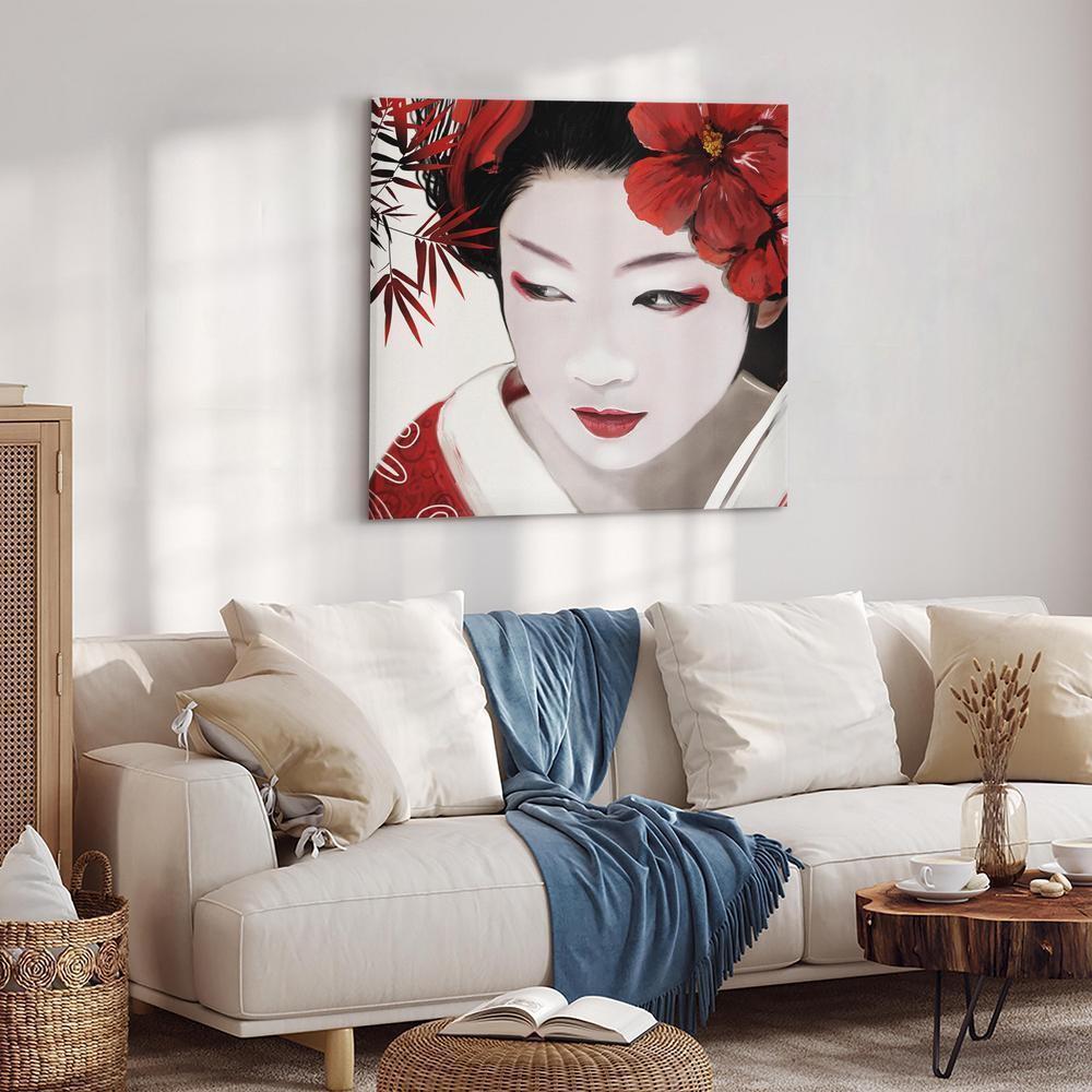 Canvas Print - Japanese Geisha-ArtfulPrivacy-Wall Art Collection