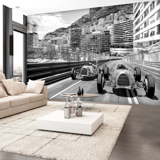 Wall Mural - Monte Carlo Race-Wall Murals-ArtfulPrivacy