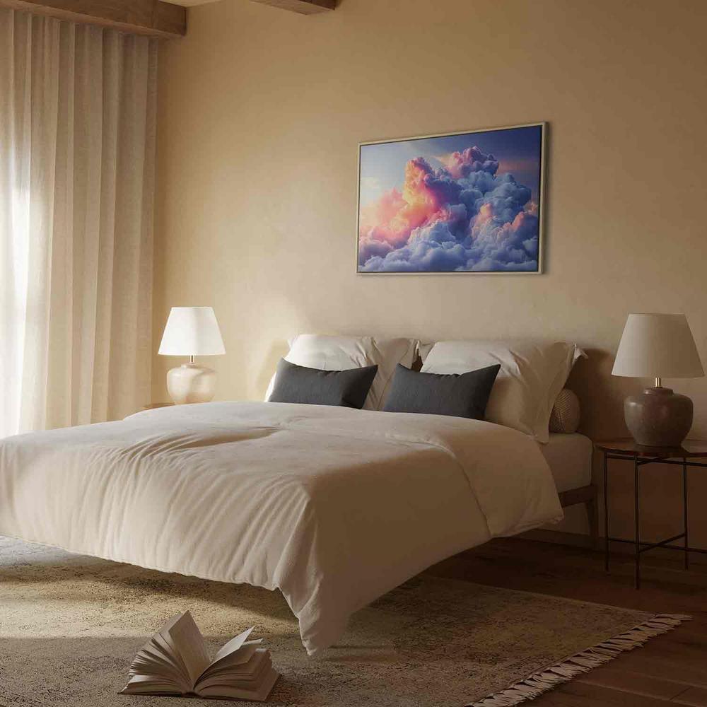 Canvas Print - Clouds Like Painted: Artistic Brushes of Dawn Painting the Sky