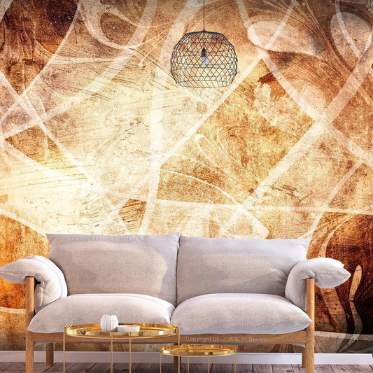 Wall Mural - Brown Texture-Wall Murals-ArtfulPrivacy