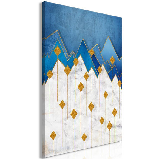 Canvas Print - Snowy Land (1 Part) Vertical-ArtfulPrivacy-Wall Art Collection