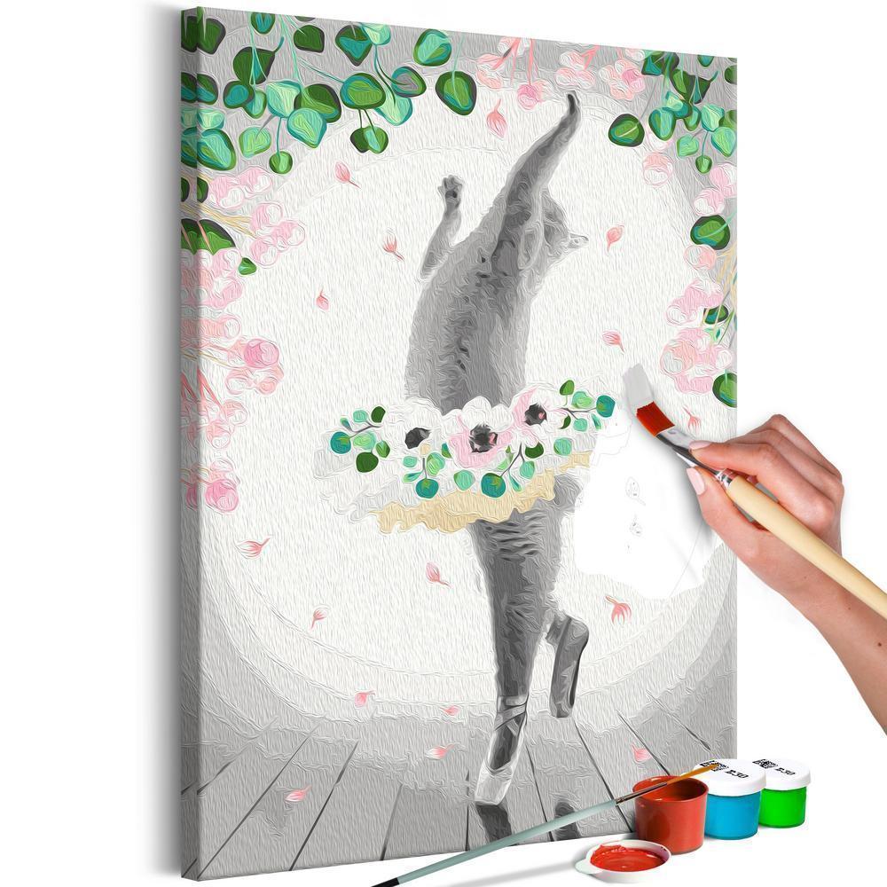 Kit de peinture par numéros - Chat Ballerine 