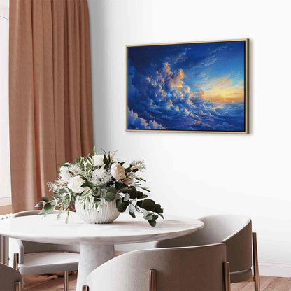 Canvas Print - When the Sky Becomes a Canvas: Artistic Creation of Nature in the Clouds