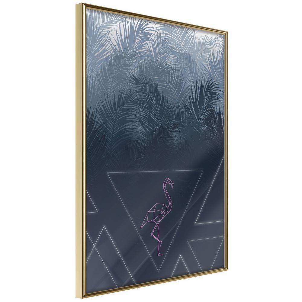 Abstract Poster Frame - Geometric Jungle-artwork for wall with acrylic glass protection