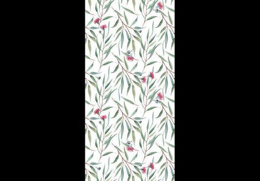 Classic Wallpaper made with non woven fabric - Wallpaper - Pink Flower Buds - ArtfulPrivacy
