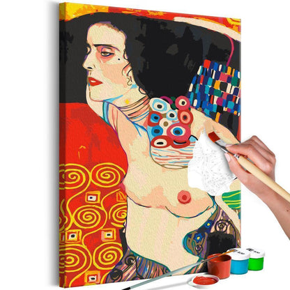 Start learning Painting - Paint By Numbers Kit - Gustav Klimt: Judith II - new hobby