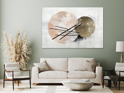 Canvas Print - Spherical Composition (1 Part) Wide-ArtfulPrivacy-Wall Art Collection