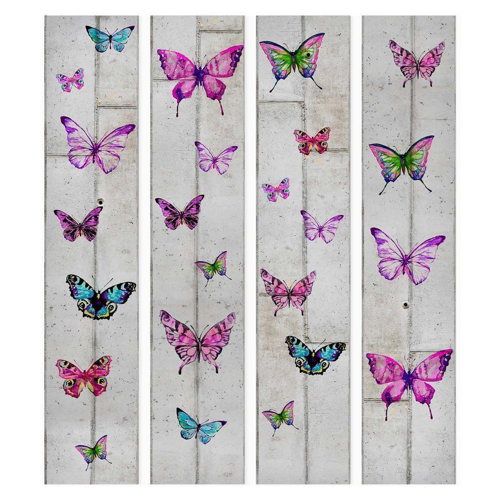 Wallpaper - Butterflies and Concrete