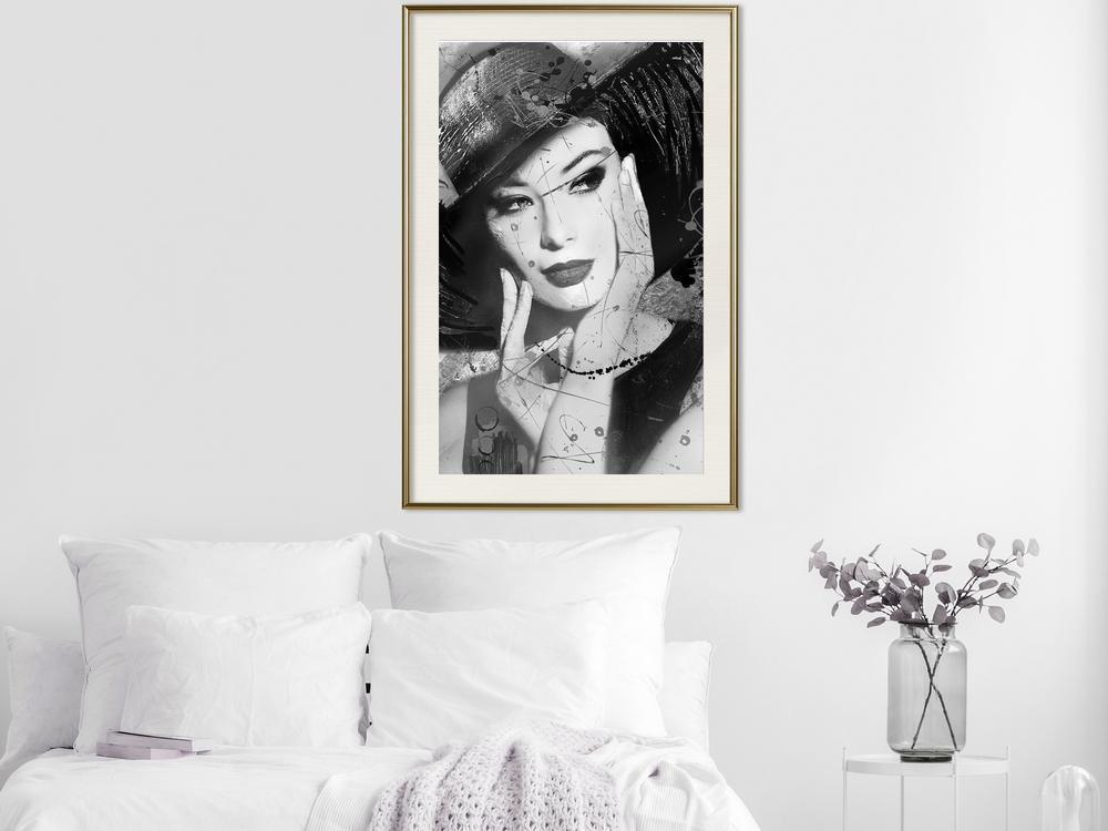 Wall Decor Portrait - Extraordinary Beauty-artwork for wall with acrylic glass protection