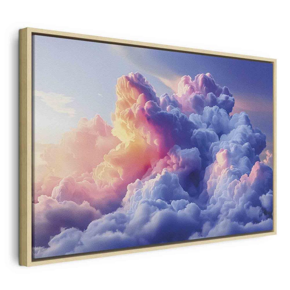 Canvas Print - Clouds Like Painted: Artistic Brushes of Dawn Painting the Sky