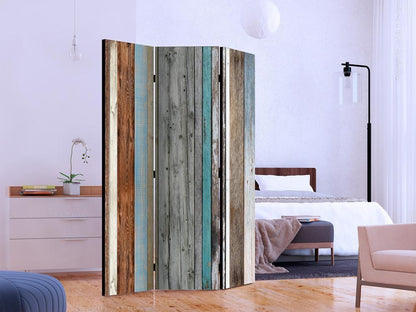 Decorative partition-Room Divider - Colors Arranged-Folding Screen Wall Panel by ArtfulPrivacy