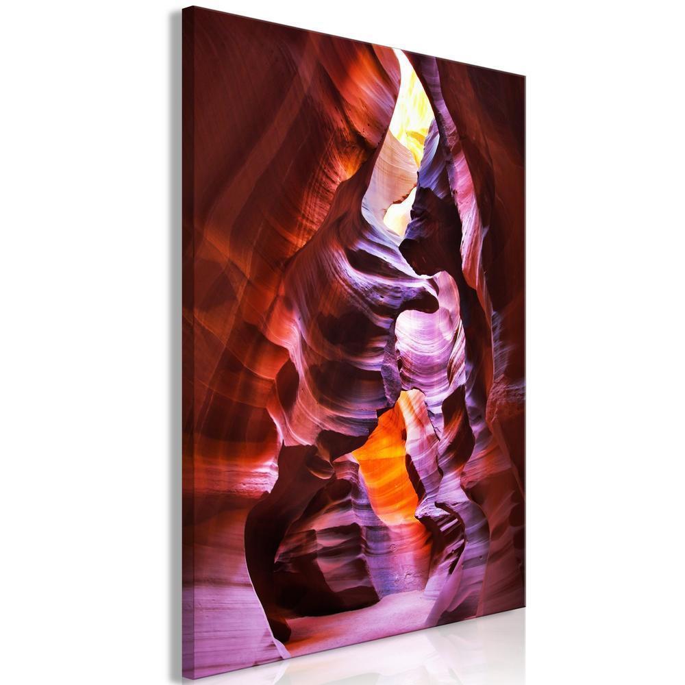 Canvas Print - Antelope Canyon (1 Part) Vertical-ArtfulPrivacy-Wall Art Collection