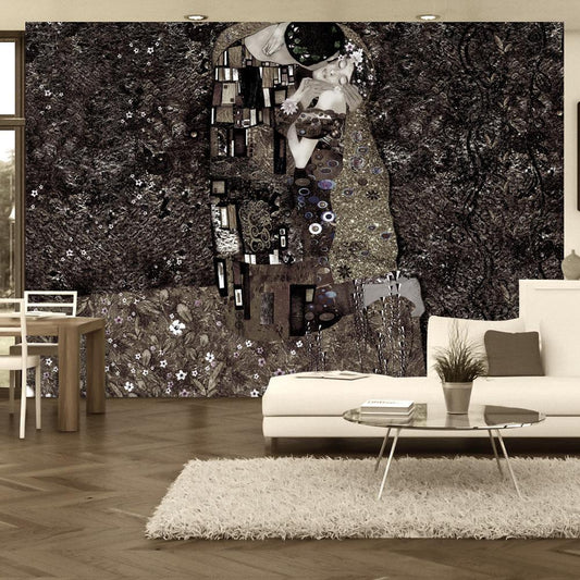 Wall Mural - Klimt inspiration - Recalling Tenderness-Wall Murals-ArtfulPrivacy