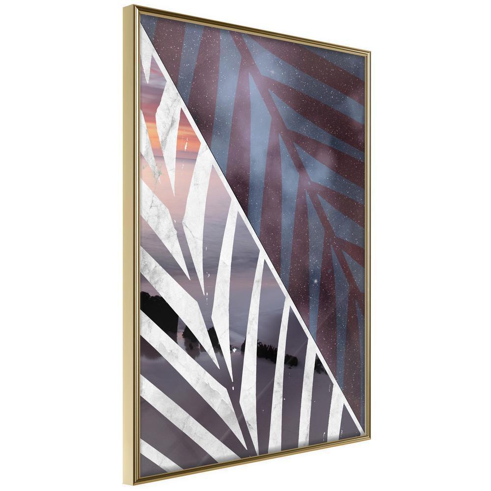 Botanical Wall Art - Day and Night in the Jungle-artwork for wall with acrylic glass protection