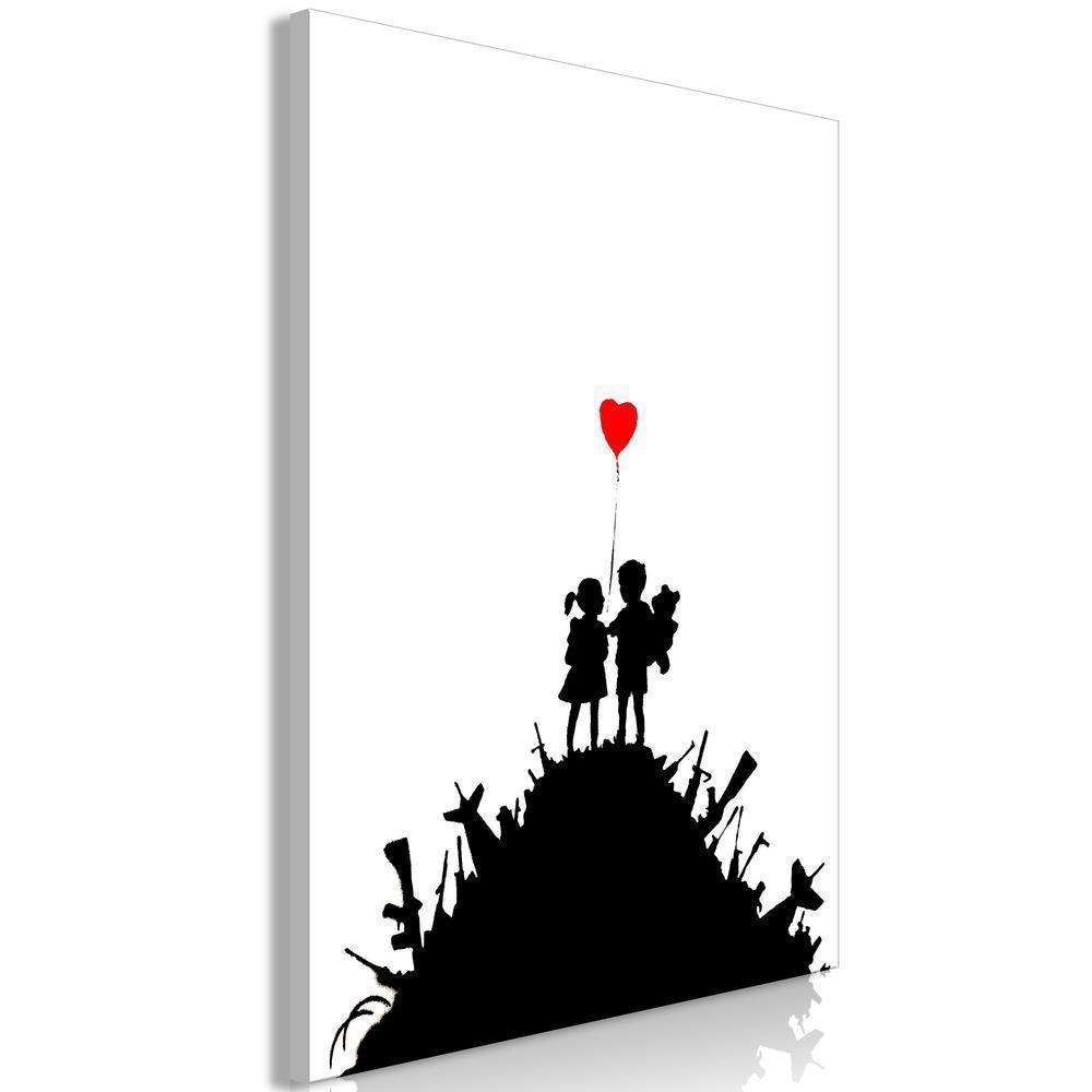 Canvas Print - Battlefield (1 Part) Vertical-ArtfulPrivacy-Wall Art Collection