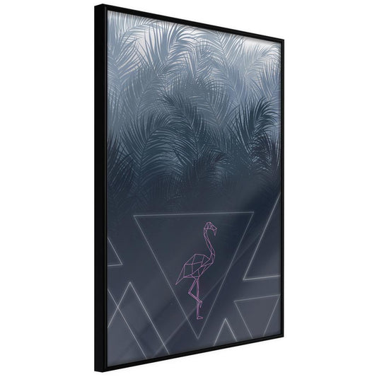 Abstract Poster Frame - Geometric Jungle-artwork for wall with acrylic glass protection