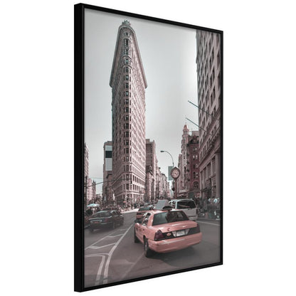Photography Wall Frame - Flatiron Building-artwork for wall with acrylic glass protection