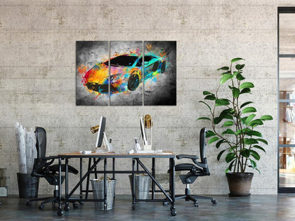 Canvas Print - Aerodynamics (3 Parts)-ArtfulPrivacy-Wall Art Collection