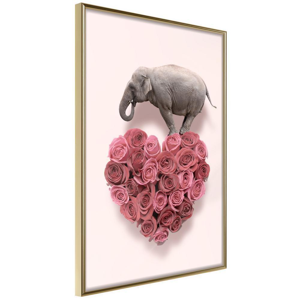 Abstract Poster Frame - Proof of Love-artwork for wall with acrylic glass protection