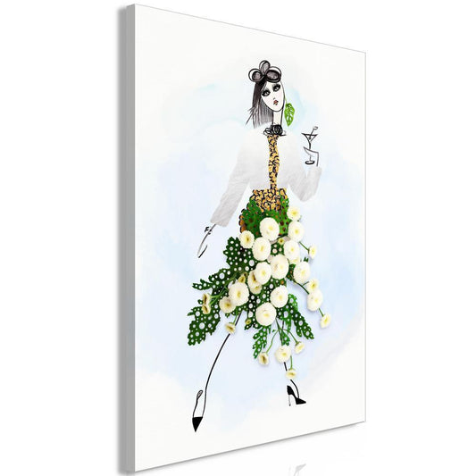 Canvas Print - Herbal Girl (1 Part) Vertical