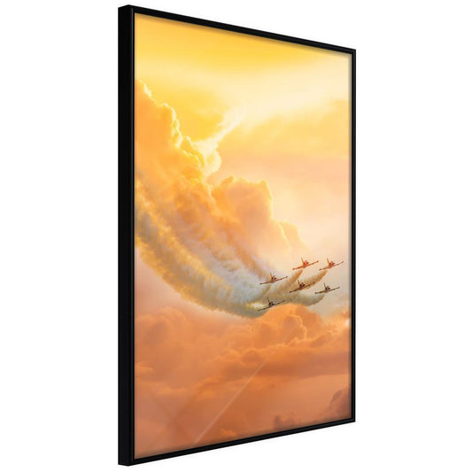 Photography Wall Frame - Flight Formation-artwork for wall with acrylic glass protection