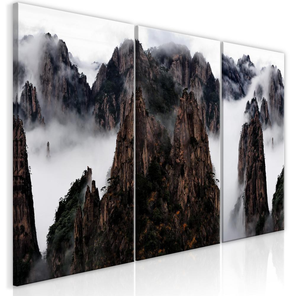 Canvas Print - Faces of Earth (3 Parts)-ArtfulPrivacy-Wall Art Collection