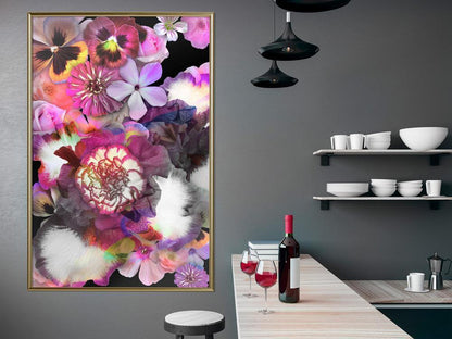 Botanical Wall Art - Summer Night's Dream II-artwork for wall with acrylic glass protection