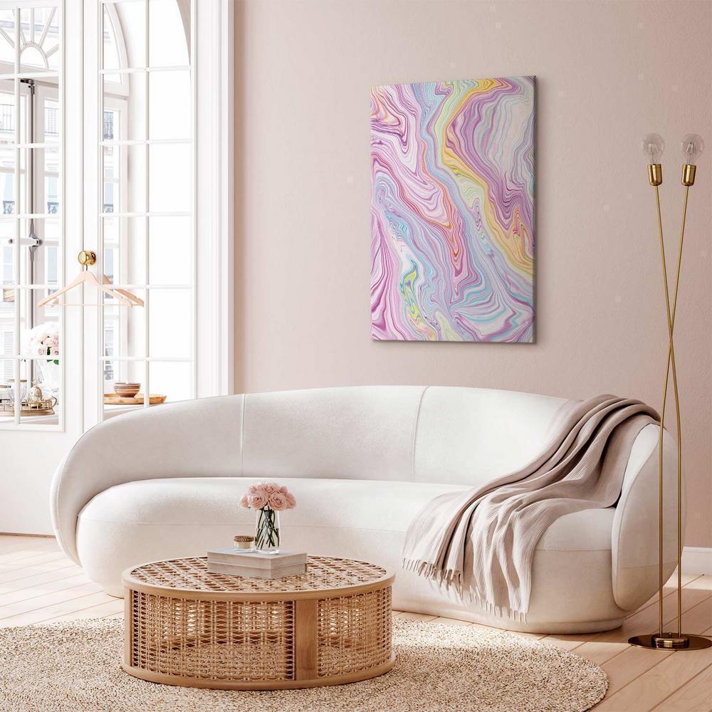 Canvas Print - Colorful Dream - Abstract Shapes in Pastel Colors