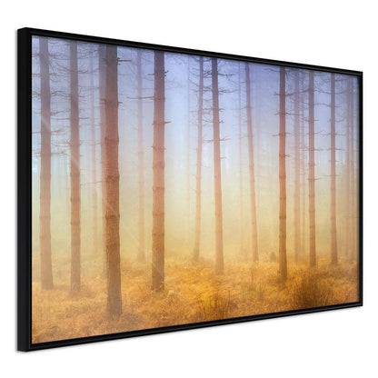Framed Art - Fog or Smoke?-artwork for wall with acrylic glass protection