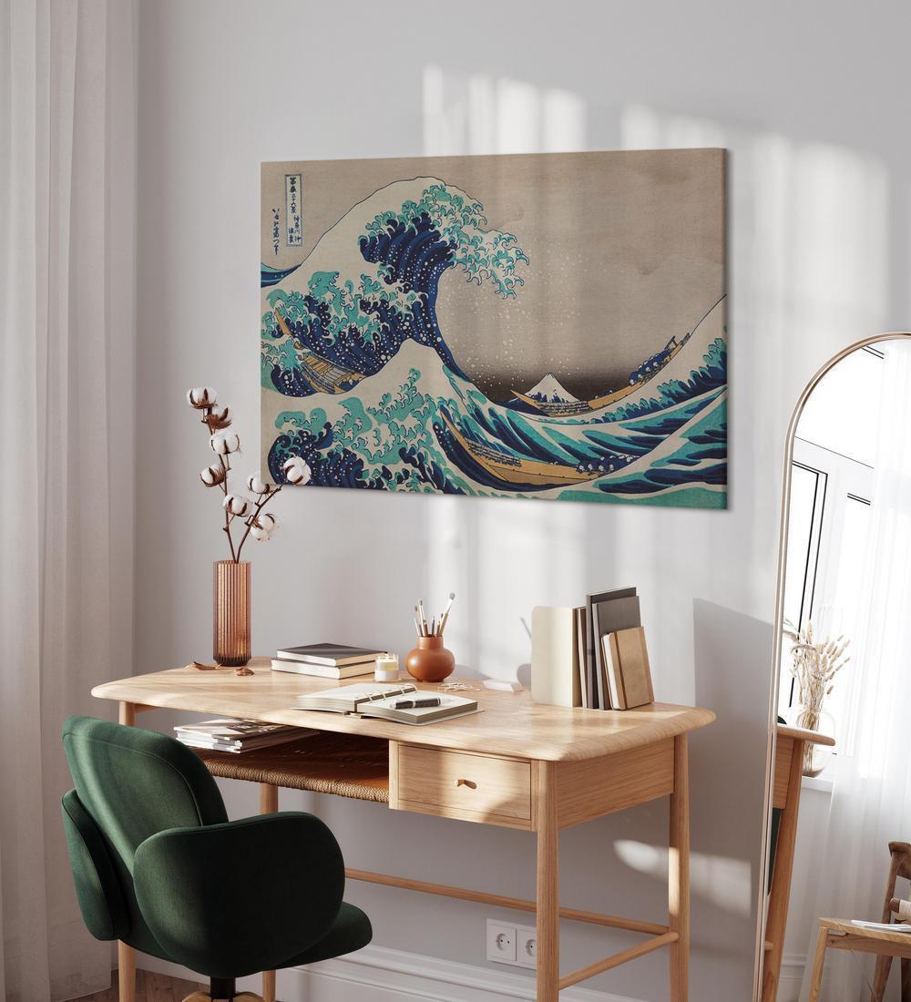Canvas Print - The Great Wave off Kanagawa-ArtfulPrivacy-Wall Art Collection