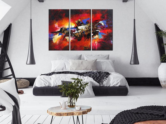 Canvas Print - Colours of Childhood (3 Parts)-ArtfulPrivacy-Wall Art Collection