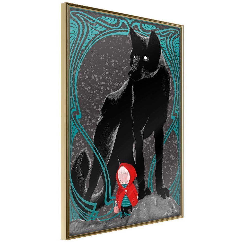Frame Wall Art - Bad Wolf-artwork for wall with acrylic glass protection