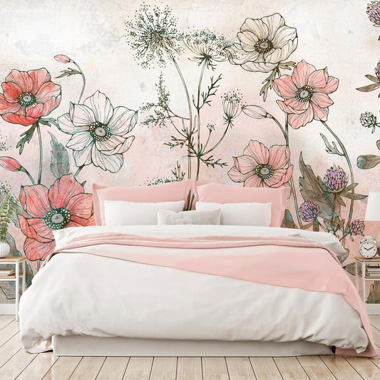 Wall Mural - Day in the Meadow - Third Variant-Wall Murals-ArtfulPrivacy