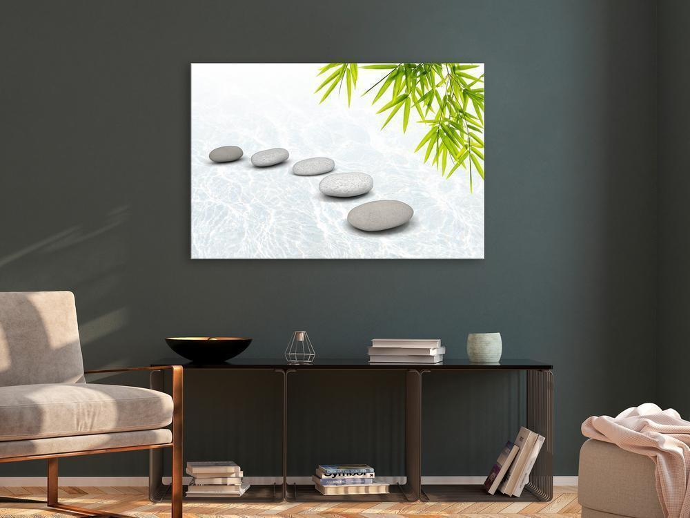 Canvas Print - Stone Peace (1 Part) Wide-ArtfulPrivacy-Wall Art Collection