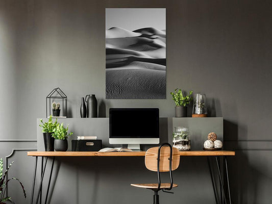 Canvas Print - Desert Dunes (1 Part) Vertical-ArtfulPrivacy-Wall Art Collection