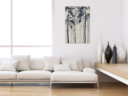 Canvas Print - Forest In Fog-ArtfulPrivacy-Wall Art Collection