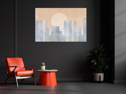 Canvas Print - Modern City (1 Part) Wide - Second Variant-ArtfulPrivacy-Wall Art Collection