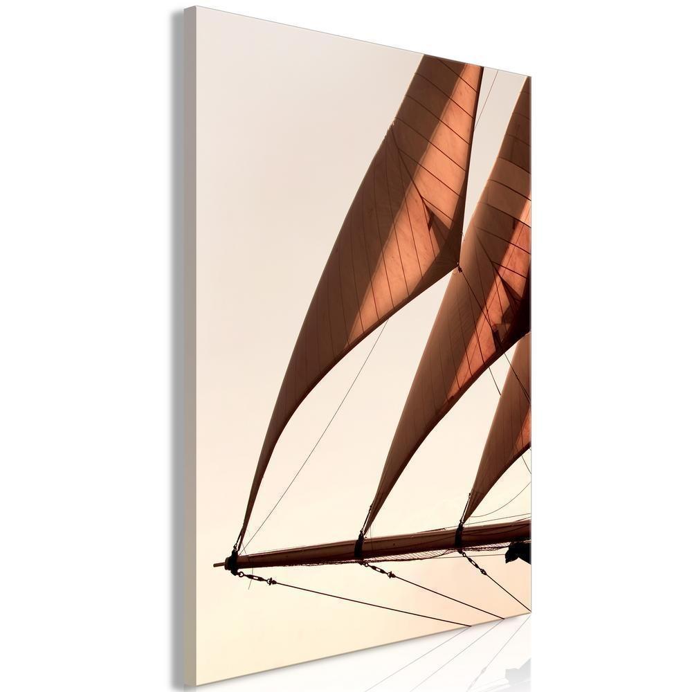 Canvas Print - Sea Wind (1 Part) Vertical-ArtfulPrivacy-Wall Art Collection