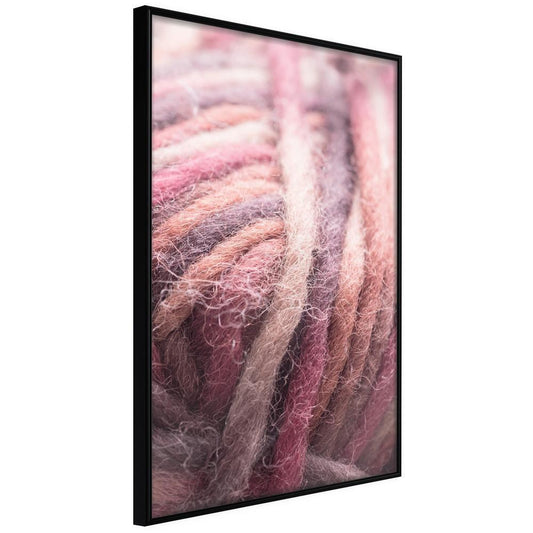 Photography Wall Frame - Skein of Wool-artwork for wall with acrylic glass protection