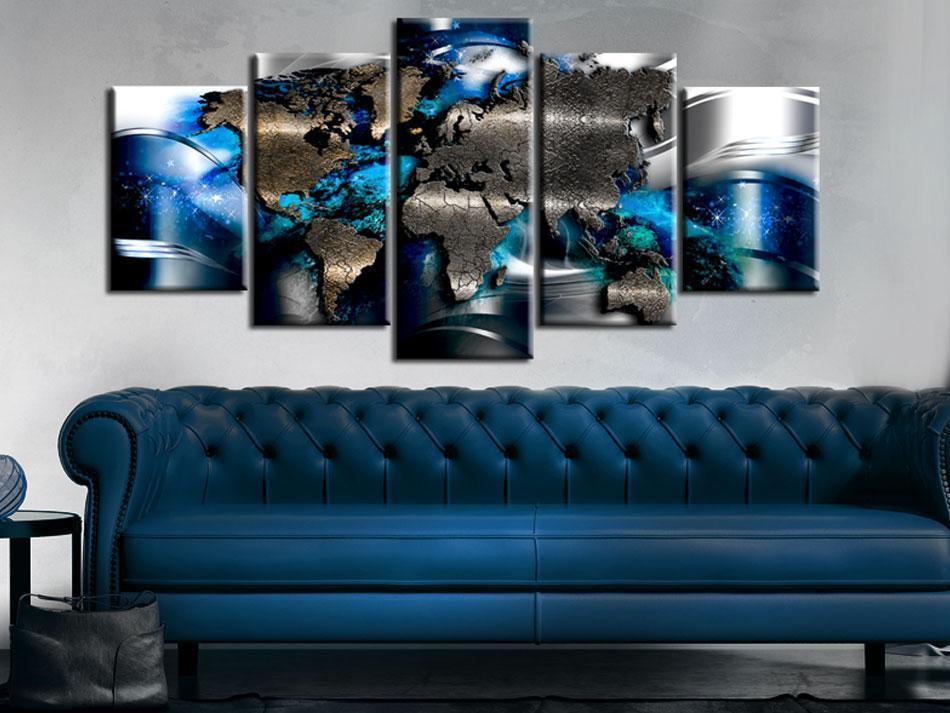 Canvas Print - With Azure Accent-ArtfulPrivacy-Wall Art Collection