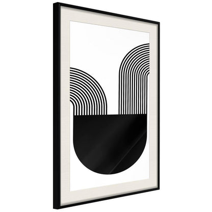Abstract Poster Frame - Flow-artwork for wall with acrylic glass protection