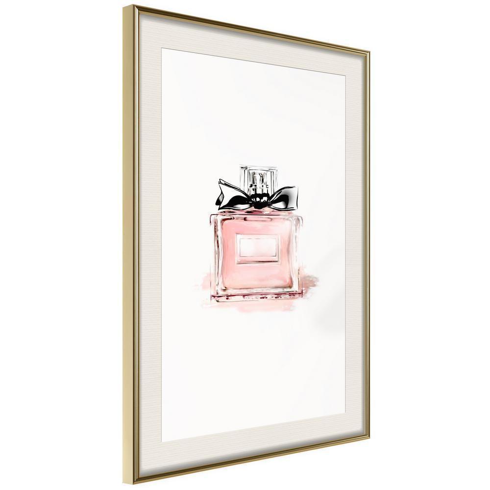 Abstract Poster Frame - Pink Scent-artwork for wall with acrylic glass protection