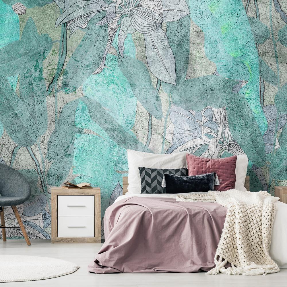 Wall Mural - Malachite Nature-Wall Murals-ArtfulPrivacy