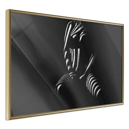 Wall Decor Portrait - Blinds Shadow-artwork for wall with acrylic glass protection